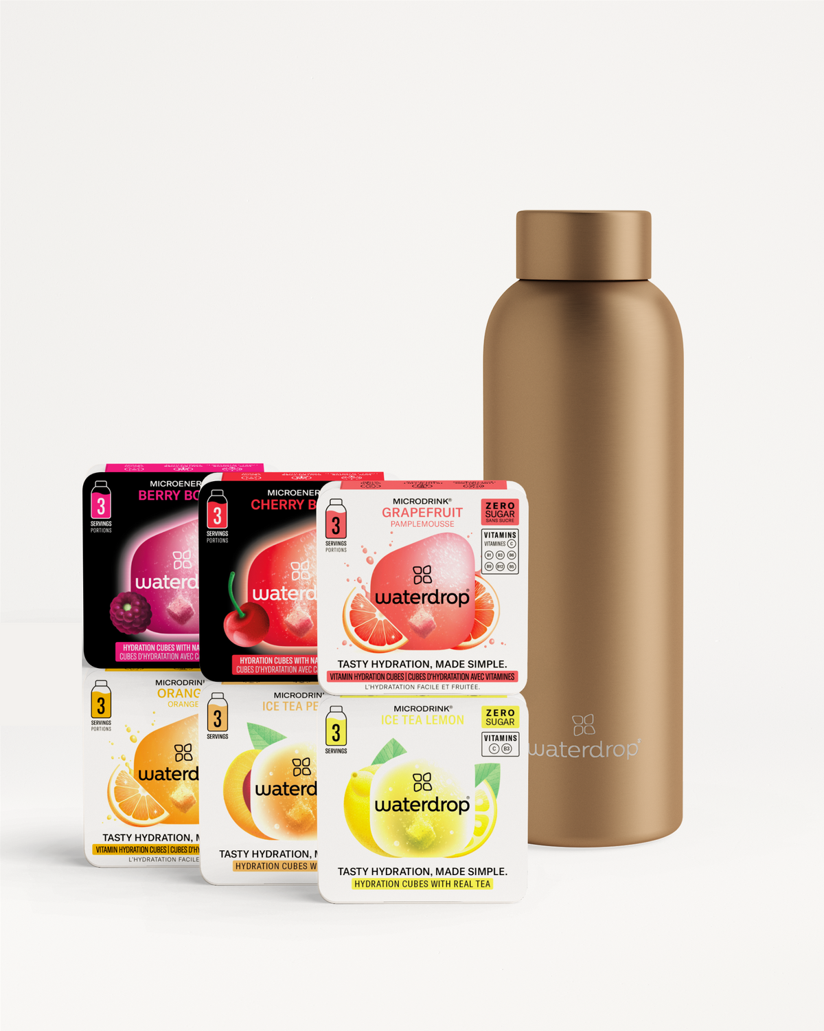 Kóstoló Készlet Metálfényű Thermo Acél Kulaccsal