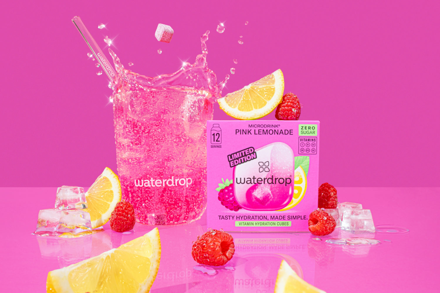 Csapj le a Limitált Kiadású PINK LEMONADE-re! | waterdrop®