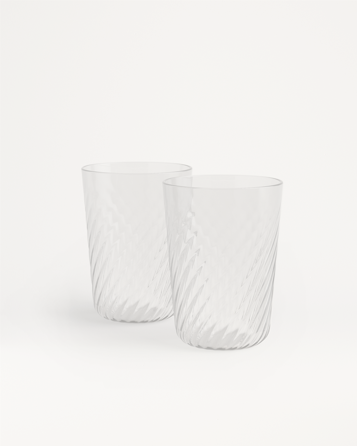 Hullámos Üvegpohár