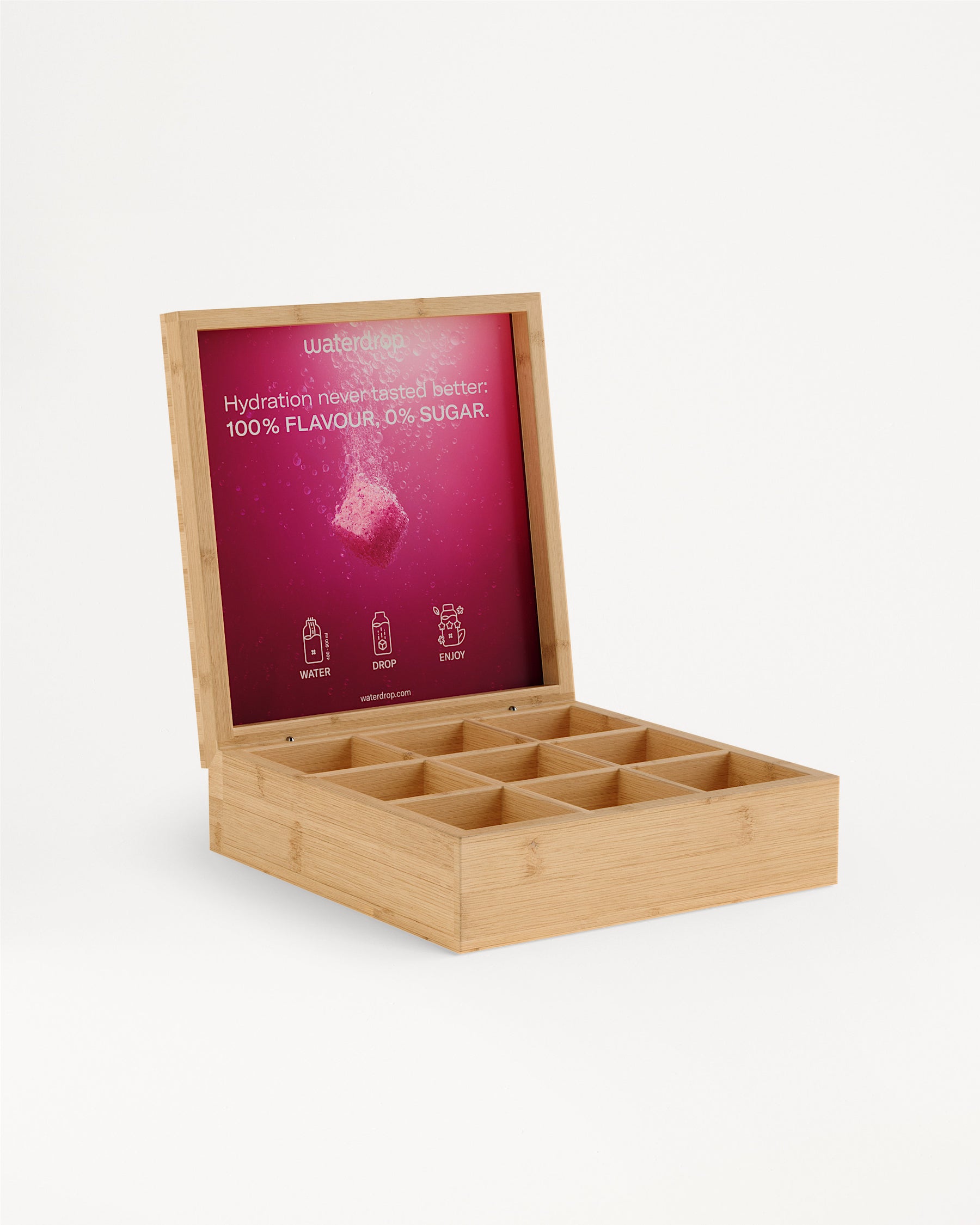 Bambusz tárolódoboz