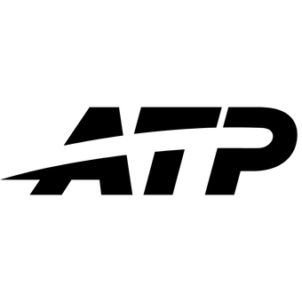 Fekete stilizált logo fehér háttéren.