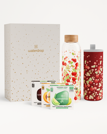 Karácsonyi Ajándékdoboz Üvegkulaccsal