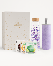 Karácsonyi Ajándékdoboz Üvegkulaccsal