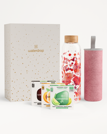 Karácsonyi Ajándékdoboz Üvegkulaccsal