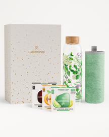 Karácsonyi Ajándékdoboz Üvegkulaccsal