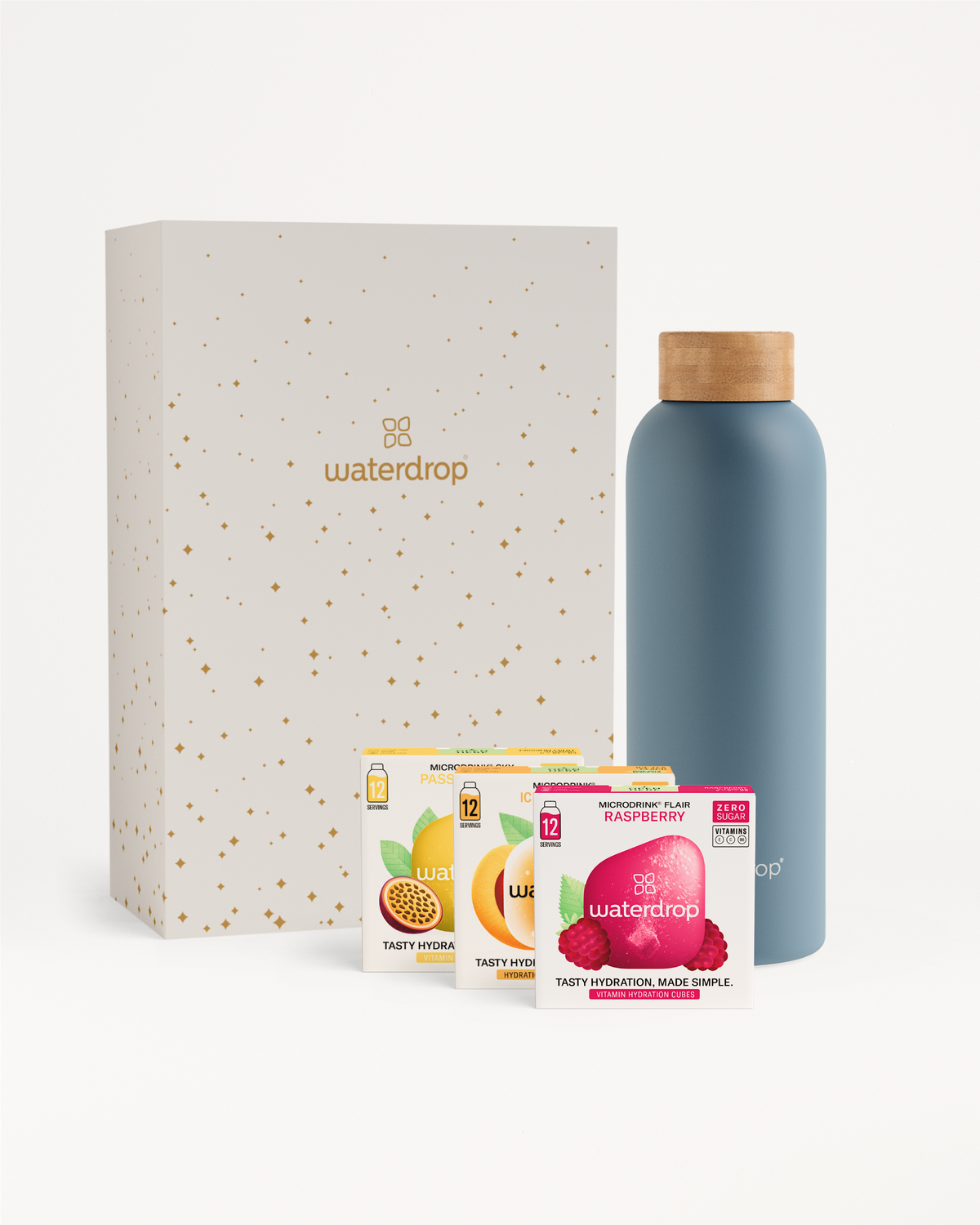 Karácsonyi Ajándékdoboz Acélkulaccsal