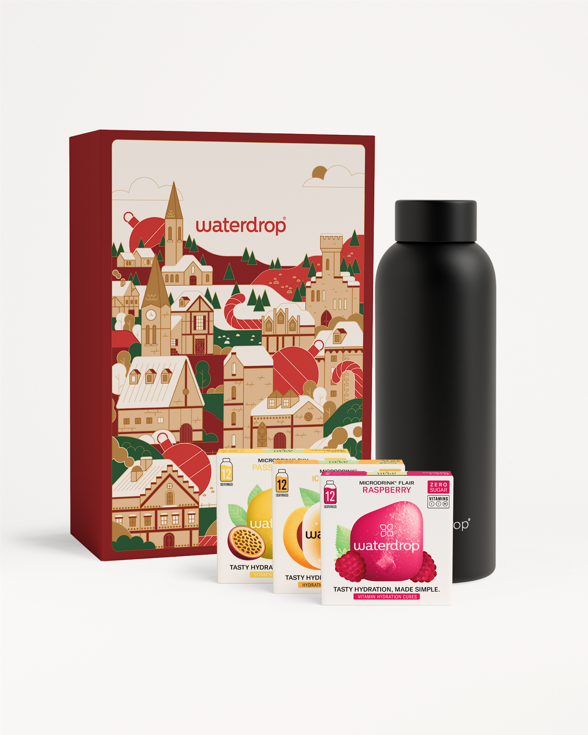 Karácsonyi Ajándékdoboz Acélkulaccsal