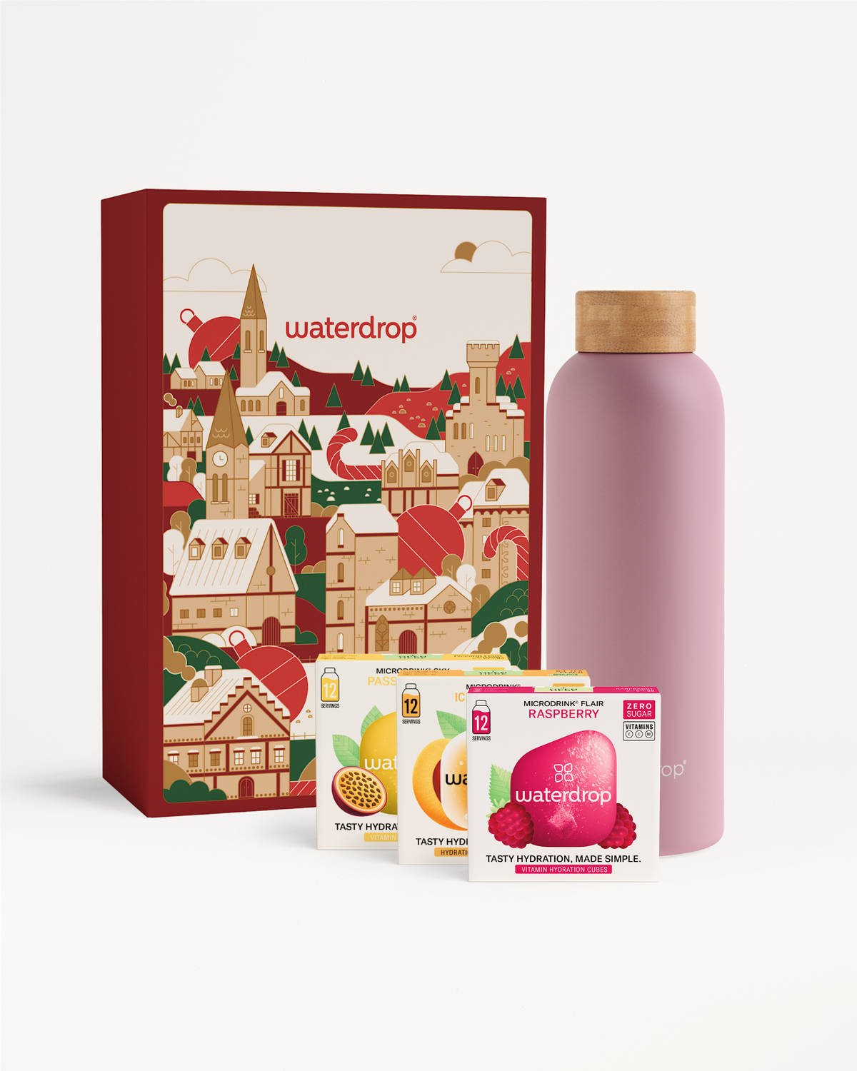 Karácsonyi Ajándékdoboz Acélkulaccsal